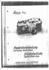 Leica Standard manual. Camera Instructions.