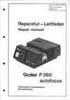 Rollei P 360 AF manual. Camera Instructions.