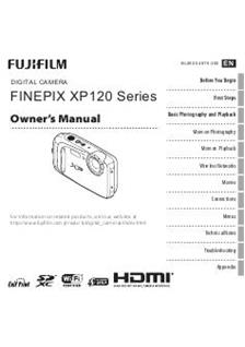 Fujifilm FinePix XP120 Printed Manual