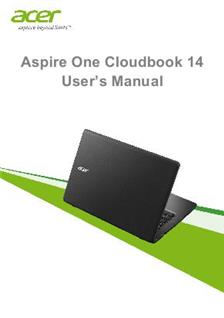 Acer Aspire One Cloudbook 14 manual. Camera Instructions.