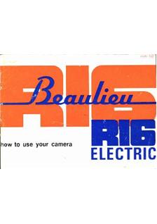 Beaulieu R 16 manual. Camera Instructions.