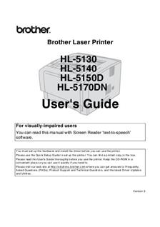 Brother HL 5410 manual. Camera Instructions.