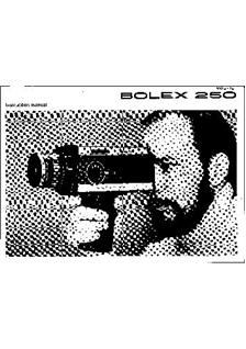 Bolex 250 manual. Camera Instructions.