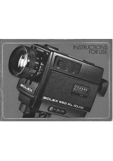 Bolex 550 XL manual. Camera Instructions.