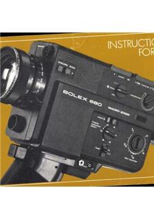 Bolex 680 manual. Camera Instructions.