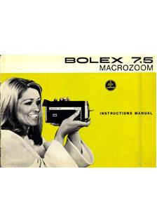 Bolex 7.5 Macro manual. Camera Instructions.