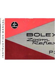 Bolex P 2 manual. Camera Instructions.