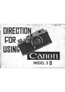 Canon 2 -Series manual. Camera Instructions.