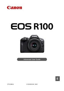 Canon EOS R100 manual. Camera Instructions.