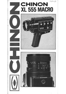 Chinon 555 manual. Camera Instructions.