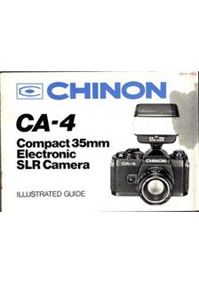 Chinon CA 4 manual. Camera Instructions.