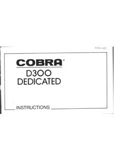 Cobra 300 D manual. Camera Instructions.