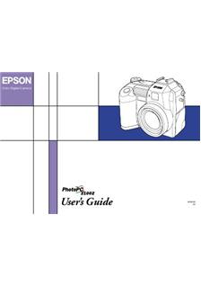 Epson PhotoPC 3100 Z manual. Camera Instructions.