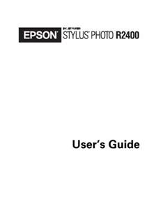 Epson R 2400 manual. Camera Instructions.