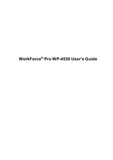 Epson WorkForce Pro manual. Camera Instructions.