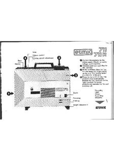 Eumig S 711 manual. Camera Instructions.