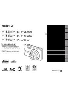 Fujifilm FinePix F480 manual. Camera Instructions.