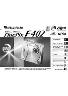 Fujifilm FinePix F402 manual. Camera Instructions.