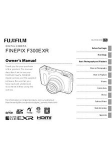 Fujifilm FinePix F300 EXR manual. Camera Instructions.