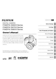 Fujifilm FinePix S6800 manual. Camera Instructions.