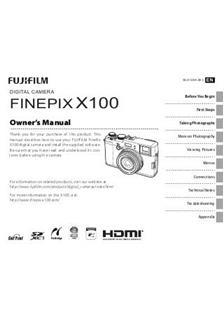 Fujifilm X100 manual. Camera Instructions.