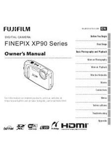 Fujifilm FinePix XP90 Printed Manual