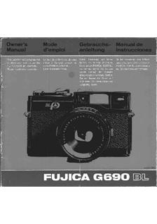 Fujifilm G 690 BL manual. Camera Instructions.