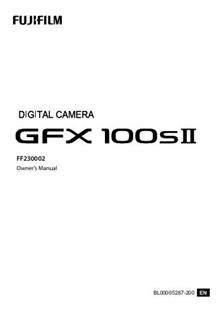 Fujifilm GFX 100S II manual. Camera Instructions.