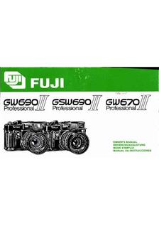 Fujifilm GW 690-2 manual. Camera Instructions.