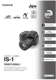 Fujifilm FinePix IS1 manual. Camera Instructions.