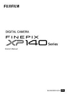 Fujifilm FinePix XP140 manual. Camera Instructions.