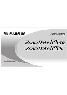 Fujifilm ZoomDate 125 SR manual. Camera Instructions.