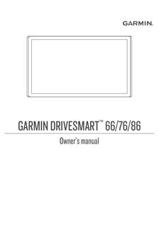 Garmin DriveSmart 76 manual. Camera Instructions.