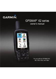 Garmin GPS Map 62s manual. Camera Instructions.