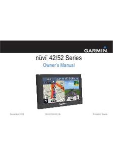 Garmin Nuvi 52 manual. Camera Instructions.