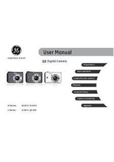 GE General Electric J1455 manual. Camera Instructions.