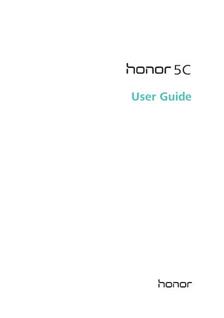 Honor 5C manual. Camera Instructions.