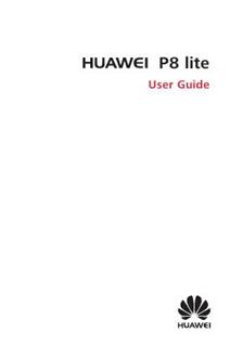 Huawei P8 Lite manual. Camera Instructions.