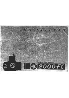 Hasselblad 2000 FC manual. Camera Instructions.
