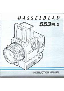 Hasselblad 553 ELX manual. Camera Instructions.