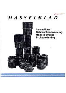 Hasselblad Lens - misc manual. Camera Instructions.