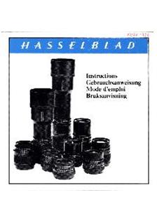 Hasselblad Lens - misc manual. Camera Instructions.