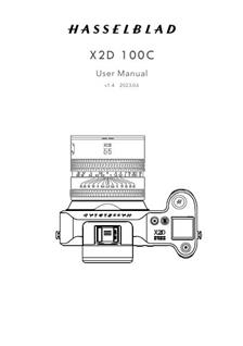 Hasselblad X2D 100c manual. Camera Instructions.