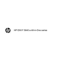 Hewlett Packard Envy 5640 manual. Camera Instructions.