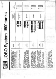 Jobo Developing Tanks Printed Manual
