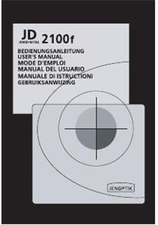 Jenoptik JD 2100 f manual. Camera Instructions.