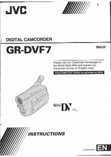 JVC GR DVF 7 manual. Camera Instructions.