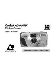 Kodak Advantix T 30 manual. Camera Instructions.