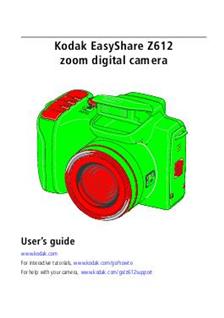 Kodak EasyShare Z 612 manual. Camera Instructions.