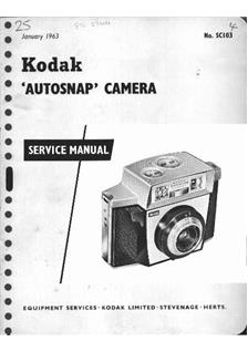 Kodak Autosnap manual. Camera Instructions.